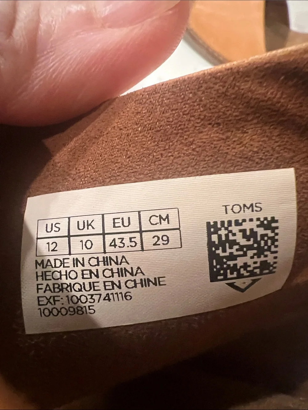 TOMS Majorca Cut-out Block Heel Sandals in tan leather with side zipper size 12